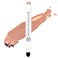 Honeybee Gardens Instant Shadow Stik, Sea Shell (matte soft neutral peachy pink)