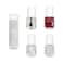 Dazzle Dry Mini Kit 4 Step System - C.E.O., A deep wine red full coverage cream. (5 Piece Kit / 5 Manicures)