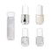 Dazzle Dry Mini Kit 4 Step System - Cupid's Arrow - A sheer white layering effect with a glistening gold sparkle. Sheer shimmer. (5 Piece Kit / 5 Manicures)