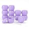 LONGWAY 1 Oz (30ML) Little Plastic Jars with Lids and Inner Liners   Empty Lotion Containers/Travel Cream Containers - for Salves,Lotions and Creams, Cosmetic Jars &amp; BPA Free (Pack of 12, Purple)