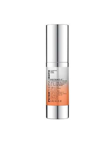 Peter Thomas Roth   Potent-C Power Eye Cream   Brightening Vitamin C Eye Cream for Dark Circles, Puffiness and Crow's Feet, 0.5 Fl Oz