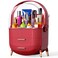 Makeup Organizer for Vanity, Cosmetic Display Case, Skincare Organizer, Fit for Bathroom,Living room,Bedroom Countertop,Dressing Table,College Dorm (RED)