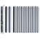 ForPro Professional Collection O-Files Fat Buffer, 240/1200 Grit, Double-Sided Manicure &amp; Pedicure Nail Buffer, Individually-Wrapped, Disposable Nail File, 6&rdquo; L x .75&rdquo; W, 50-Count