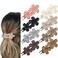 8 Pcs Flower Hair Claw Clips, Matte Flat Frangipani Hair Clips, Beach Tropical Party Strong Hold Jaw Hair Clips for Women Girls Thin Thick Curly Straight Hair Accessories (8 PCS Frangipani)