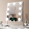 Fancii Hollywood Vanity Mirror with Lights, Rechargeable - 9 Dimmable LED Bulbs, Large Lighted Makeup Mirror with Phone Charger, 10X Magnifying Mirror, Music Speaker, 3 Lighting Modes (Maddie)
