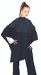 Cricket 50/50 All Purpose Cape for Professional Salon Barbershop Hairdresser, Waterproof Bleach Proof, Haircut Hair Color Gown, Black