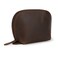 Leather Cosmetic Case Travel makeup Bag Leather Toiletry Bag Luxury Makeup Pouch Leather Cosmetic Pouch Makeup Essentials Organiser Pouch for Men and Women Brown