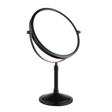 Nicesail Tabletop Makeup Mirror, Double-Side 1X-7X, 360 Swivel Cosmetic Mirror for Table Desk, No Light Oil Rubbed Bronze (8 Inch, 7X)