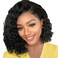 Bob Wig Human Hair Glueless Wigs Human Hair Pre Plucked Pre Cut Hd Lace Closure Wear and Go Glueless Wig Left Side Part Short Black Curly Wig 12 Inch Brazilian Human Hair Wigs for Black Women