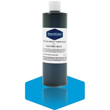 ELECTRIC BLUE 13.5 Ounce Soft Gel Paste Food Color