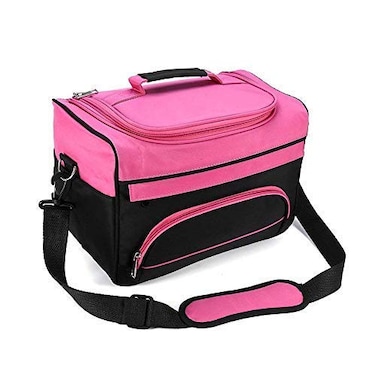 Professional Cosmetics Beauty Hairdressing Styling Bag, Multi-functional Hair Makeup Salon Hairdresser Toiletry Organizer Tool Bag Case Holder Box with Strap for Hair Stylist Shoulder Carrying