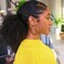 Afro Kinky Curly Drawstring Ponytails for Black Women Extended Contact Pull Rope Card Masson Hair Piece for African American Girls Curly Drawstring Ponytail Extension for Women（Black） (1B#)