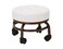 Elitzia Pedicure Chair Foot Stool Beauty Salon Foot Bath Footstool Spa Chairs Salon Stool Two Color Optional ET28499 (White)