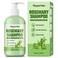 Rosemary Hair Growth Shampoo (350ml), Rosemary Shampoo and Conditioner, Tea Tree Oil &amp; Biotin to Help Repair Brittle Hair, Rosemary Mint Shampoo for Scalp Cleanse, Soothes Itchy Scalp
