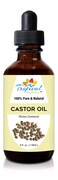 Pure Organic Castor Oil 4oz- All Natural Hexane Free Cold Pressed Castor Oil for Hair Growth, Enhances Eyelashes, Eyebrows, Moisturizes Dry Skin - Aceite de ricino 100 puro y natural