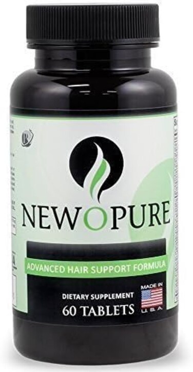 Newopure: Natural Hair Growth Vitamins, Stops Hair Loss, Regrows Hair, Blocks DHT, Stimulates New Growth, Promotes Thicker and Fuller Hair. Men &amp; Women (30 Day Supply)