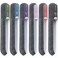 GERMANIKURE Czech Crystal Glass Nail File 6 Pack in Suede Leather Case - Professional Manicure &amp; Pedicure Products for Smooth Easy Shaping of Natural Nails