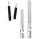 Heavy Duty Nail File for Men and Women, Reusable Stainless Steel Fingernail Files, Double Sided Stainless Steel Nail File with Leather Case, Great for Home and Salon &ndash; 2PCS