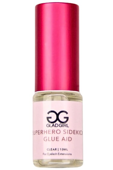 GladGirl Superhero Sidekick Lash Bonder for Eyelash Extensions, Glue Accelerator, Lash Extension Sealant, Longer Retention, Glue Primer Accelerate Drying Time, Low Irritation (10ml)