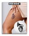 Inkbox Temporary Tattoos, Semi-Permanent Tattoo, One Premium Easy Long Lasting, Water-Resistant Temp Tattoo with For Now Ink - Lasts 1-2 Weeks, Heart Tattoo, 4 x 4 in, Amplify