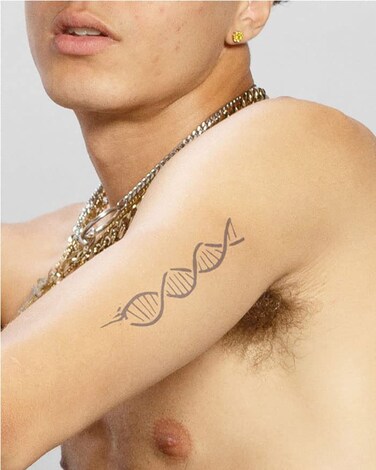 Inkbox Temporary Tattoos, Semi-Permanent Tattoo, One Premium Easy Long Lasting, Water-Resistant Temp Tattoo with For Now Ink - Lasts 1-2 Weeks, Ixo, 5 x 2 in