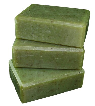 Traverse Bay Bath and Body- All natural handmade cold process bar soap, Eucalyptus and Peppermint, made in the USA, essential oils. 3 bar pack 15 + oz. For men and women, face and body.
