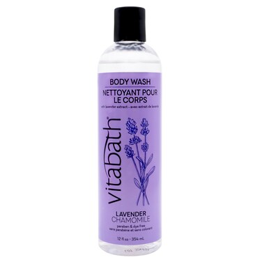 Vitabath Lavender &amp; Chamomile Body Wash Moisturizing Bath &amp; Shower Cleanser &amp; Skincare Radiant Detox &amp; Restore Nourishing Body Polish - Cruelty-Free, Paraben-Free - 12 oz