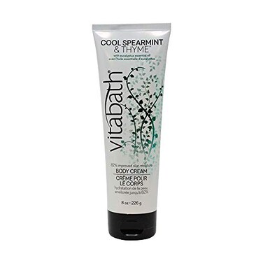 Vitabath Body Cream, Cool Spearmint &amp; Thyme, 8 Fluid Ounce