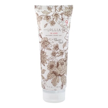 LOLLIA Shower Gel, 8 fl. oz. &ndash; In Love - Scented Shower Gel Body Wash, Shea Butter Body Wash, Bath Wash for Women, Beautiful Shower Gel, Moisturizing Body Wash
