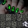 TailaiMei 9 Sheets Halloween Nail Stickers Glow in The Dark, Fluorescent Design Nail Decals, Self-Adhesive DIY Nail Art Tips for Women Manicure