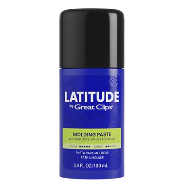 GREAT CLIPS LATITUDE Molding Paste   Hair Gel for Men   High Hold + Low Shine   3.4oz