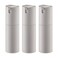 Airless Pump Bottles Travel: Lotion Dispenser for Small Size - Empty Shampoo Containers - Mini Vacuum Jar for Cream - 1 oz Plastic Gray