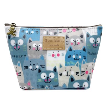 The Cat Is Watching You Makeup Cosmetic Bag Carry Case, 14 Patterns (P11417020)