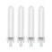 FLYPIG 4 pcs/Set Replacement UV-9W U-Shaped 365nm Light Bulb Lamp Bulb Tube for Nail Art Dryer UV Top Coat UV Builder Gel Lamp Light