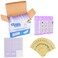 Lip Balm Container Tubes - 50-Pack - DIY - Purple - 3/16 Oz (5.5 ml) - Including 50 Writeable (Purple) &amp; 50 Printed Lip Balm Stickers - Twist Mechanism and a Cap - Empty - Make Natural Lip Balm