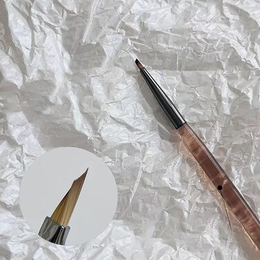 Nail Brush for Drawing Petals and Butterflies, Watercolor Paint Brushes for Oil Painting, Acrylic Paint Brushes（1 PACK）