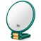 1x 30x Magnifying Travel Mirror, Hand Mirror with Handle - Double Side Hand Held Mirror with 1x30x Magnification &amp; Foldable Handle, Portable Travel Makeup Hand Mirror for Women (Army Green)