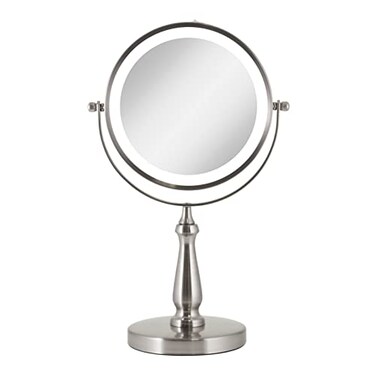 Zadro 7.5" Round LED Ring Light Dual Sided Mirror 8X/1X