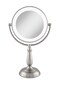 Zadro 11" Makeup Mirror with Lights and Magnification Dimmable Touch LED Lighted Makeup Mirror with Magnification 5X/1
