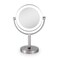 Zadro Laguna 11" Makeup Mirror with Lights and Magnification LED Lighted Makeup Mirror with Magnification 5X/1X