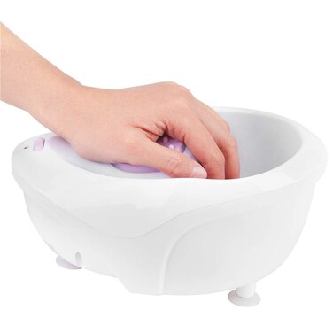 Electric Bubble Nail Soaking Bowl for Nail SPA with Air Bubble Vibrational Massage Nail Polish Remover for Soak Soothing Relaxing Manicure Machine Soften Cuticles