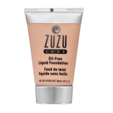 Zuzu Luxe,Oil Free Liquid Foundation (L -14),1 fl oz,Infused with vitamins A,E, aloe to keep skin supple and resilient.Natural, Paraben Free, Vegan, Gluten-free, Cruelty-free, Non GMO.