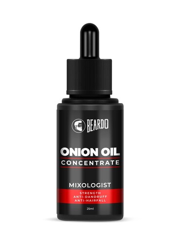 Beardo Onion Oil Concentrate for Hair Growth and Hair Fall Control (25 ml)   Made in India