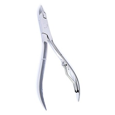 ProMax Professional Grade Cuticle Nipper/Cutter/Clipper Made of High Grade Stainless Steel With Deferent Colour With Single Spring, For Nail Art Tool and Manicure/Pedicure (1/2 Jaw)10-10005