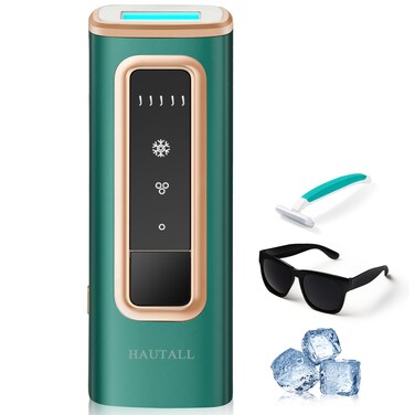IPL Laser Hair Removal for Women and Men, Sapphire Ice-Cooling System for Nearly Painless &amp; Long-Lasting Result Hair Removal Device at Home for Face, Legs, Arms, Bikini Line, Whole Body
