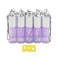 Glass Roll-on Bottles Set, 10Pcs 5ml Roller Bottles with Opener, Stainless Steel Roller Balls Roller Bottles Vials for Essential Oil Fragrance Perfume Aromatherapy Lip Balms, Purple