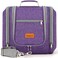 Extra Large Toiletry Bag for Women and Men, 6 Organizer Compartments, Holds Full Size Shampoo, with Hanging Hook Cosmetic Bag, Travel Makeup Bag, Bathroom Water-resistant Toiletries Bag, Purple