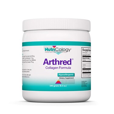 Nutricology Arthred Supplement - Collagen Powder for Men &amp; Women, 10.5g Collagen Peptides, Bovine Sourced, Arthred Powder, Collagen Formula, Hydrolyzed Collagen - 8.5 Oz