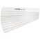 PANA Jumbo Double-Sided Emery Nail File for Manicure, Pedicure, Natural, and Acrylic Nails - White (Grit 80/80) - 50 Piece Pack