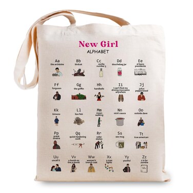 New G TV Show Inspired Gift, Girl Fans Gift Tote Bag, New G Tote Bag, New Girl Merchandise, Funny Shoulder bag Gifts for Sister Friends